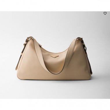 Prada Aimée large leather shoulder bag