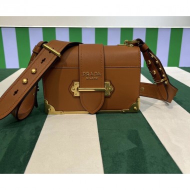 Borsa Prada Cahier in pelle