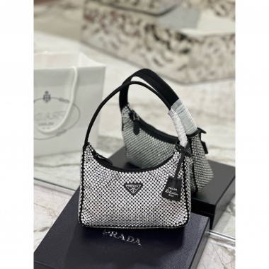 Prada Duchesse and crystal mini-bag