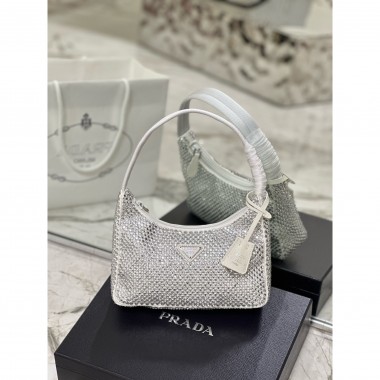 Prada Duchesse and crystal mini-bag