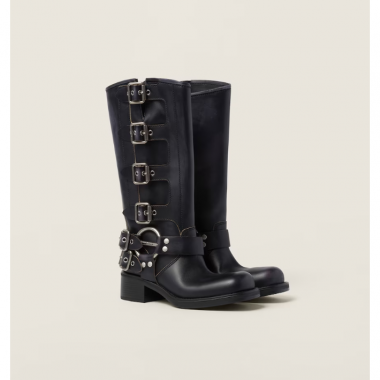 Miu Miu Leather Boot, Size 35-40