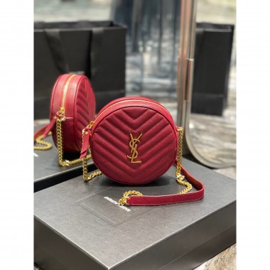 YSL Yves Saint Laurent Vinyle Round Camera 
