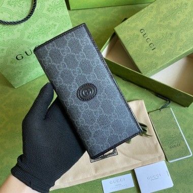 Gucci GG supreme Long Foled Wallet 