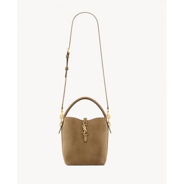 Saint Laurent LE 37 small in Suede-Golden Leaf