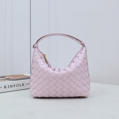 Bottega Veneta Wallace Shoulder Bag-Pink