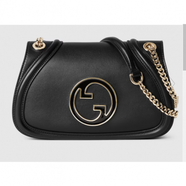 Gucci Blondie Small Shoulder Bag- Black