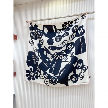 Chanel Silk Scarf 90