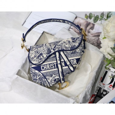 Borsa Saddle Ricamo Dior 