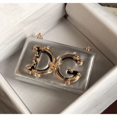 Dolce&Gabbana Clutch a Catena in pelle 