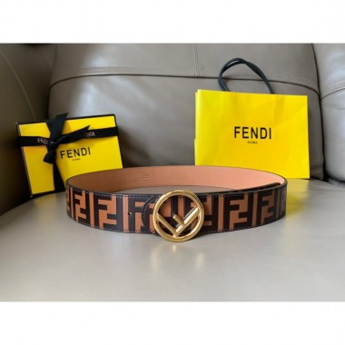Fendi Cintura 4.0 cm  in Pelle