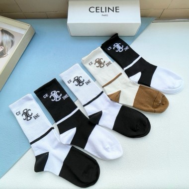 Celine socks ( 5 pairs)