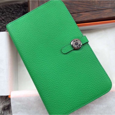 1:1 Hermes Dogon Wallet in soft togo leather