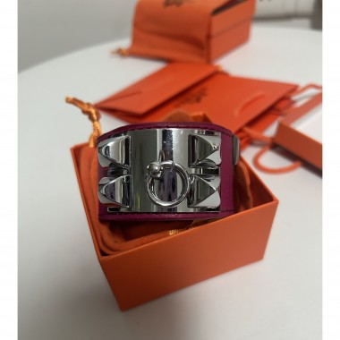 Hermes leather bracelet 