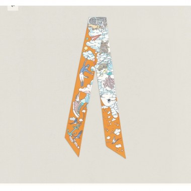 Hermes Silk Twilly 