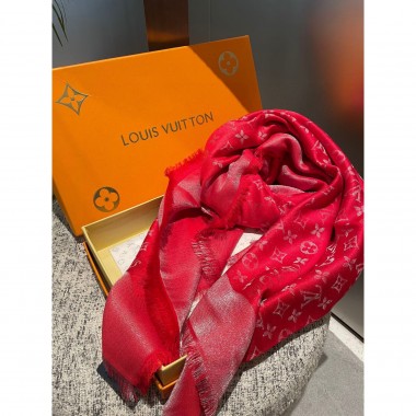 Louis Vuotton Classic monogram shawl / large scarf