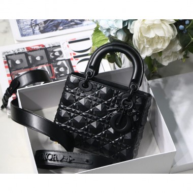 Borsa piccola lady dior my ABCDior in pelle di vitello
