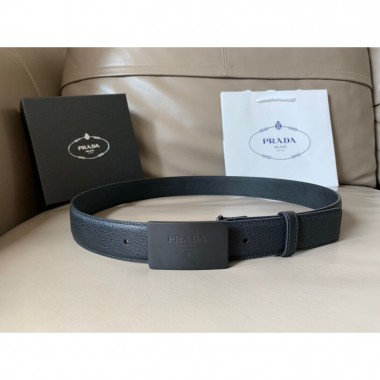 Prada Cintura in pelle 34mm 