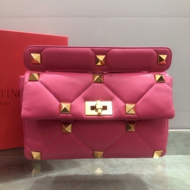 Valentino Borsa a Spalla Roman in Nappa - Media / Grande 