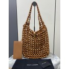 YSL LE 5 À 7 LARGE IN WOOD BEADS