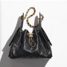 Chanel 25 Small handbag -Black Caviar leather 