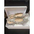 Dior Embroidery Slingback Flat, Size 40  