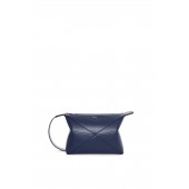 Loewe Puzzle Fold Pochette-Deep blue