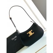 Celine Medium Tilly Bag in Shiny Calfskin-Black
