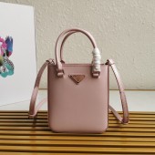 Borsa shopping small in pelle spazzolata