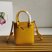 Borsa shopping small in pelle spazzolata