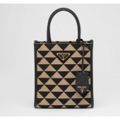Borsa Prada Symbole mini in tessuto jacquard ricamato
