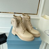 Stivaletti Monolith in pelle e tessuto nylon