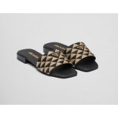 Prada Embroidered fabric Slides,  Size 35-41