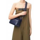 Loewe Small Puzzle in Smooth Calfskin-deep blue