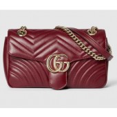 Gucci GG Marmont Small Shoulder Bag-Rosso Ancora Red