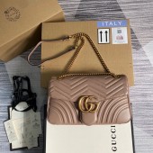 Borsa a spalla GG Marmont matelassé misura media