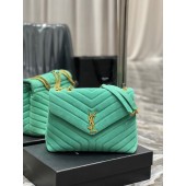 YSL Yves Saint Laurent Medium Chain Bag in Suede