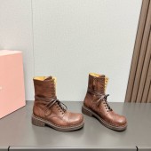 Miu Miu Angklet leather Boot  Size 35-41