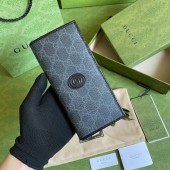Gucci GG supreme Long Foled Wallet 