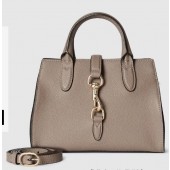 Gucci Small Tote bag with Hook closure-Taupe