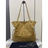 Saint Laurent Jamie Shopping Bag in Suede - Golden Leaf