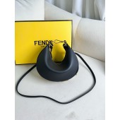 Fendigraphy Mini leather bag-Black
