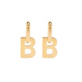 Balenciaga B Chain Earrings