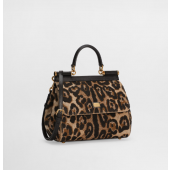 Authentic quality- Dolce Gabbana Small Sicily Handbag in plonge calfskin