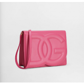 Dolce Gabbana Calfskin DG logo crossbody bag-Pink