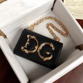 Dolce&Gabbana Clutch a Catena in pelle 