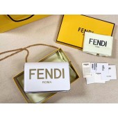 Fendi portafoglio a catena in pelle