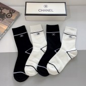Chanel socks ( 4 pairs)