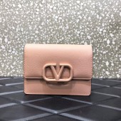 Valentino Portafoglio Con Catena Vring in Vitello
