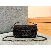 Valentino Locò small shoulder bag with rhinestone 