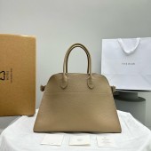 The Row Soft Margaux 15 Bag in leather